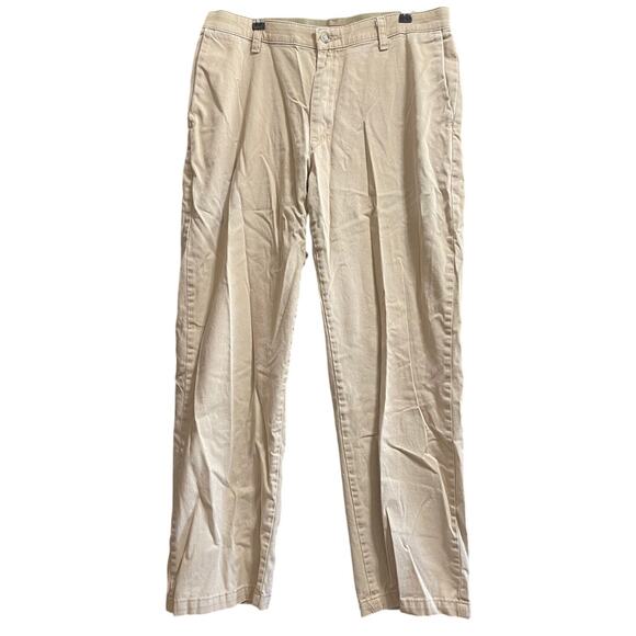 Lee Custom Fit Khaki Pants 33x30 - Straight Leg Men's - Picture 1 of 7